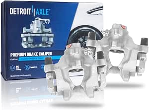 Rear Brake Calipers For Mercedes-Benz CLK350, E300, C-Class – Pair Set, Zinc Plated, 2-Piston 8 thumbnail image