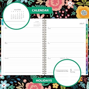 Planner 2026-2027 - 9 x 11,Academic Planner 2026-2027, JUL.2026 - JUN.2027, Weekly and Monthly Planning with Monthly Tabs, Back Pocket + Thick Paper + Twin-Wire Binding