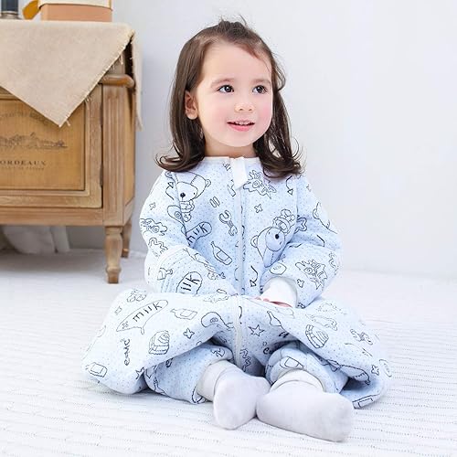 Miniatura 4 de Happy Cherry Manta para bebé, 100% algodón suave, pijama de dibujos animados