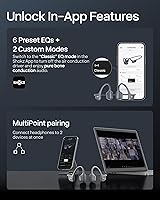 Vista 9 de SHOKZ OpenRun Pro 2 Mini - Auriculares deportivos de conducción ósea con tira reflectante, resistentes al sudor, auriculares de entrenamiento