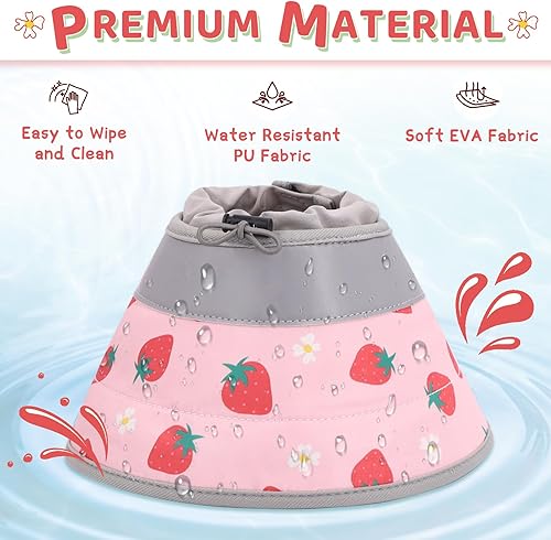 Miniatura 5 de Cat Cone Collar Soft to Stop Licking, Adjustable, Foldable Lightweight Kitten Cones After Surgery Recovery for Cats & Kittens, Cat Cone Alternative