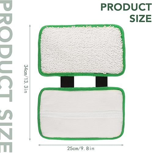 Miniatura 10 de Almohadillas de repuesto compatibles con limpiador de pisos de madera dura Shark Sonic Duo (paquete de 2)