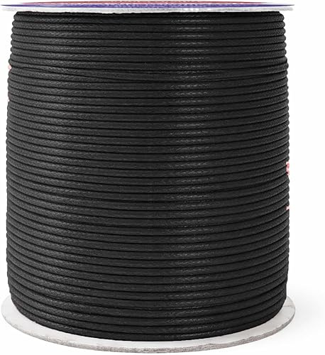 Miniatura 27 de Cuerda Mandala Crafts 0.03 pulgadas 109 yardas para hacer joyería, artesanía, macramé, cuerda de algodón encerado