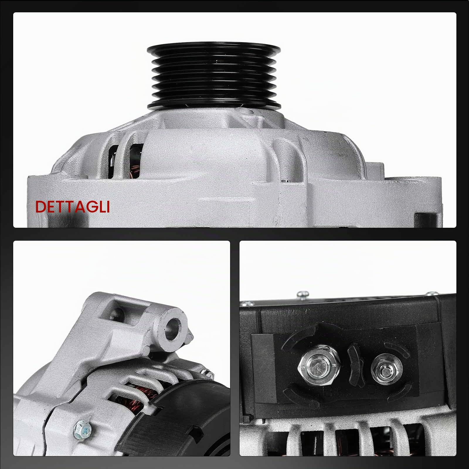 Frankberg Alternatore 12V 90A con puleggia 0101549802 | 12V, 90A, Con puleggia, 0101549802; Compatibile con: SLK R170