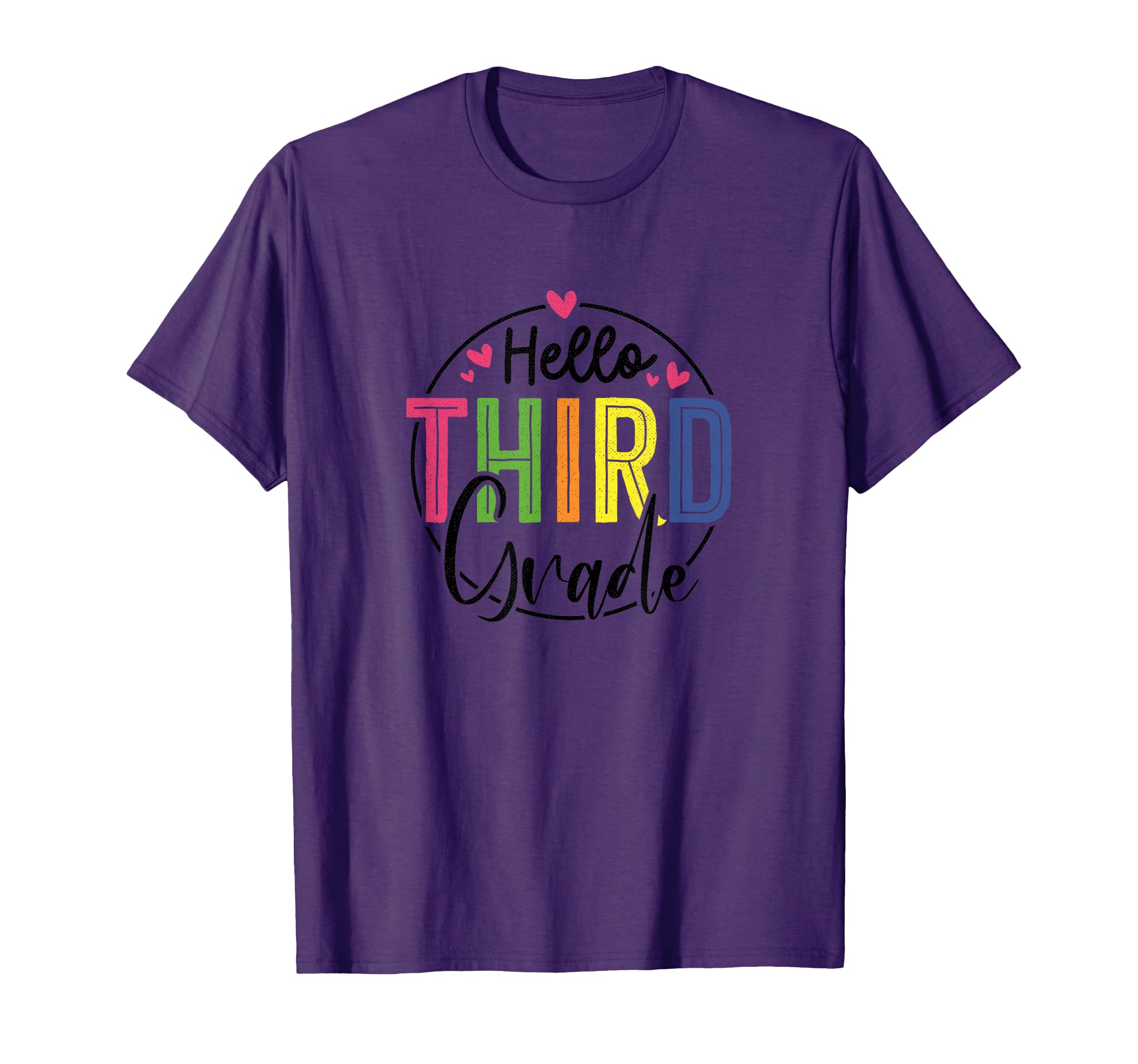 Hello Third Grade Back-to-School T-Shirt