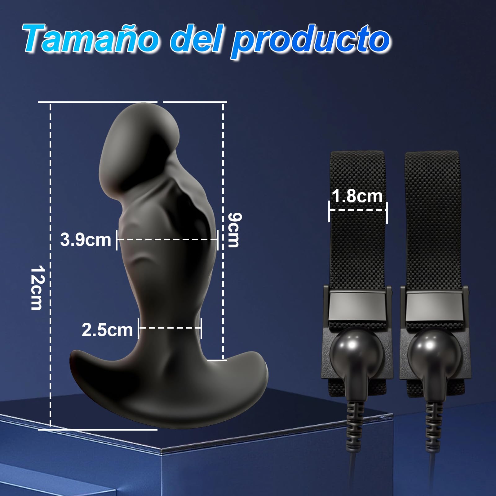 Electroshock Plug Anal Estimulador de Próstata Hombre Dilatador Anal Electroestimulación Butt Plug Silicona Estimulación Eléctrica Anillos de Pene con Anfitrión Mujeres Punto G Masajeador Bdsms