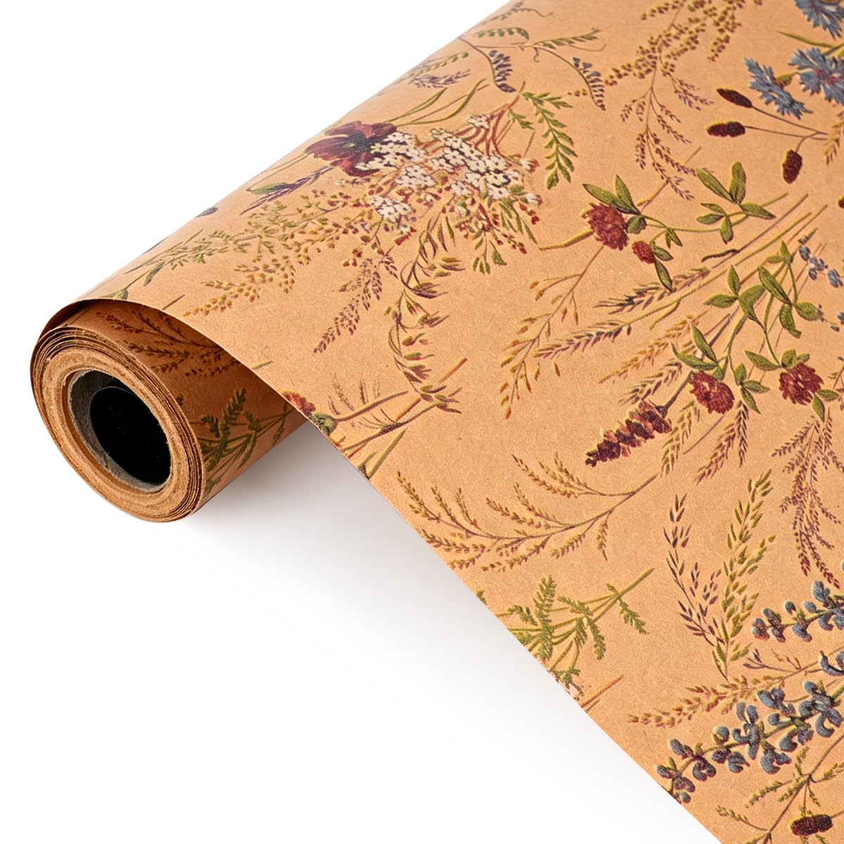 Vintage Floral Wrapping Paper Roll - 5m -1 Vintage Floral Wrapping Paper Roll - 5m -1