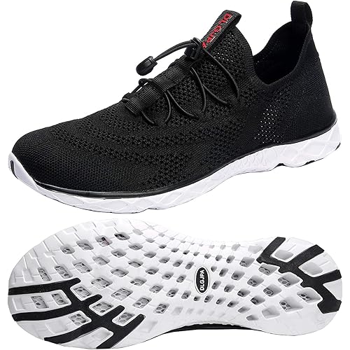 DLGJPA Men's Lightweight Quick Drying Aqua Water Shoes Athletic Sport Walking Shoes