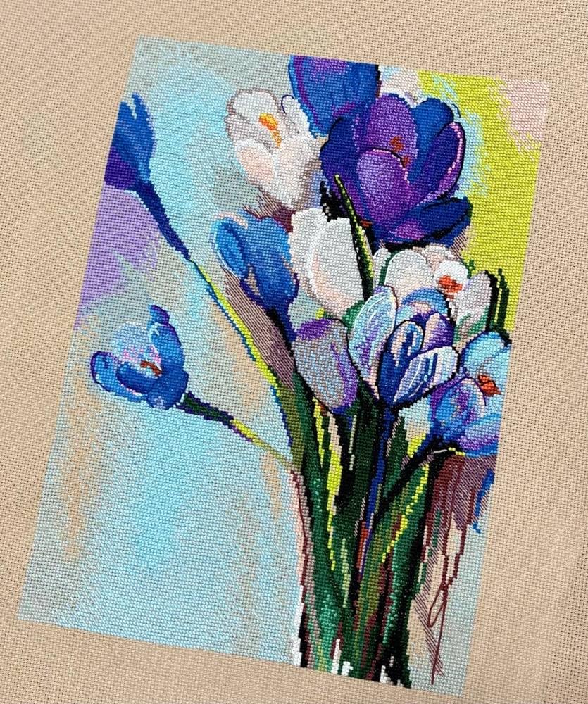 Oven Zestawy do haftu krzyżykowego dla początkujących i dorosłych śpiewają dla Ciebie 21 x 30 cm/8,27 x 11,81 cala