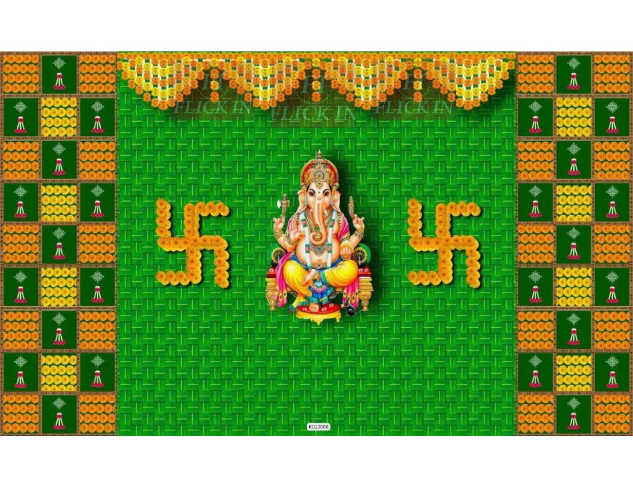 See full amazon price history chart for FI - FLICK IN 1 Pc Swastik Ganpati Backdrop Cloth Decoration for Traditional Pooja Welcome Home Housewarming Puja Ganesha Festival Yellow Marigold Ganesh Ji Curtain Background (Pack of 1, Green) FI - FLICK IN 1 Pc Swastik Ganpati Backdrop Cloth Decoration for Traditional Pooja Welcome Home Housewarming Puja Ganesha Festival Yellow Marigold Ganesh Ji Curtain Background (Pack of 1, Green) (B0CGJXBJ6Y) Amazon Price History, Amazon Price Tracker
