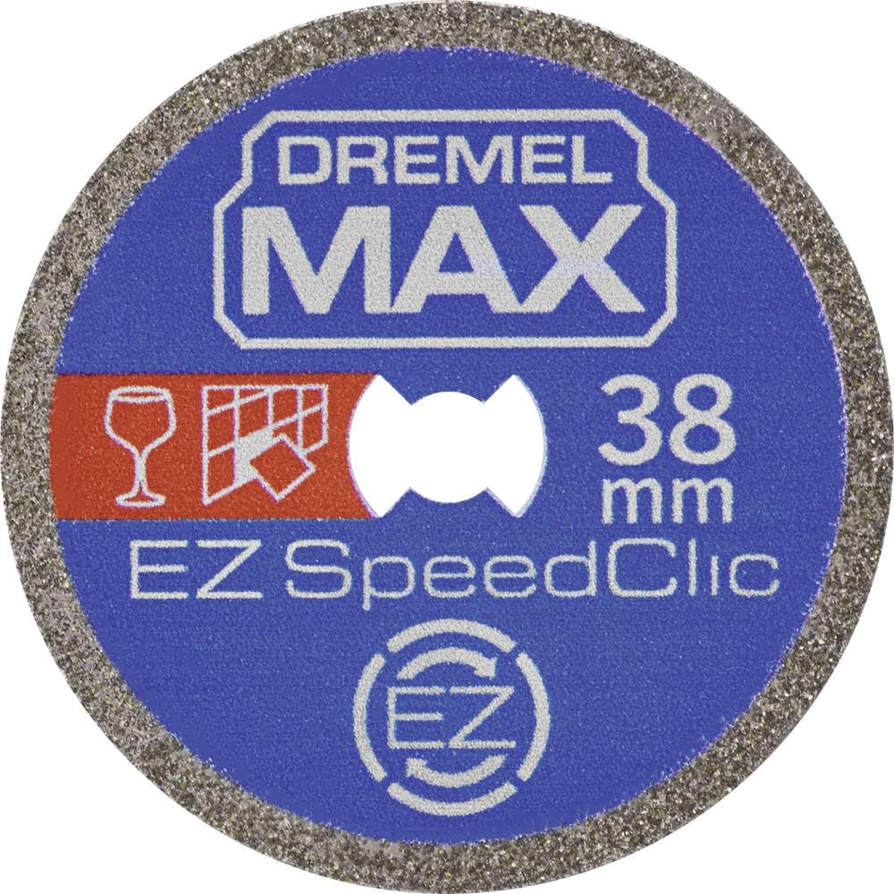 Dremel MAX Diamond Cutting Wheel 38mm (SC545DM) EZ SpeedClic for Masonry