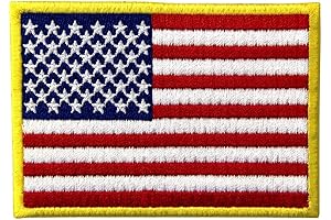 Exclusive Gold Border PatchClub American Flag Patch