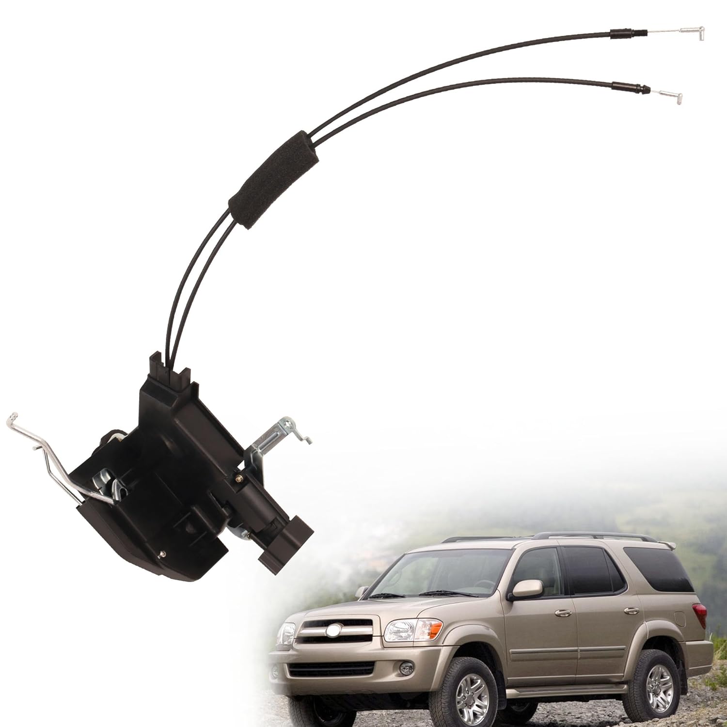 69040-0C020 Front Left Driver Side Door Lock Latch Actuator Motor, Fit for Toyota Sequoia 2001-2007, Fit for Toyota Tundra Double Cab 2005-2006, Door Lock Latch Actuator OE# 690400C020