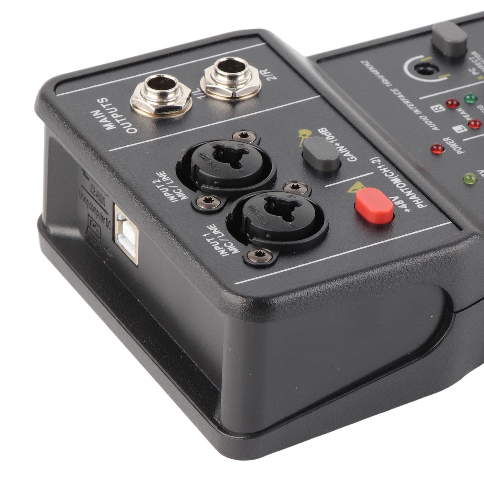 Kontroler DJ-ski, Konsola miksera z kartą dźwiękową USB 48 V - kompaktowy mikser