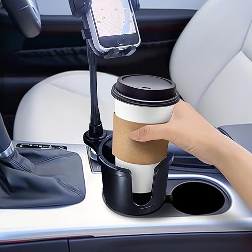 Miniatura 8 de JINKEY Soporte para teléfono con rotación de 360 de cuello de cisne con soporte para teléfono celular con base ajustable, soporte para teléfono