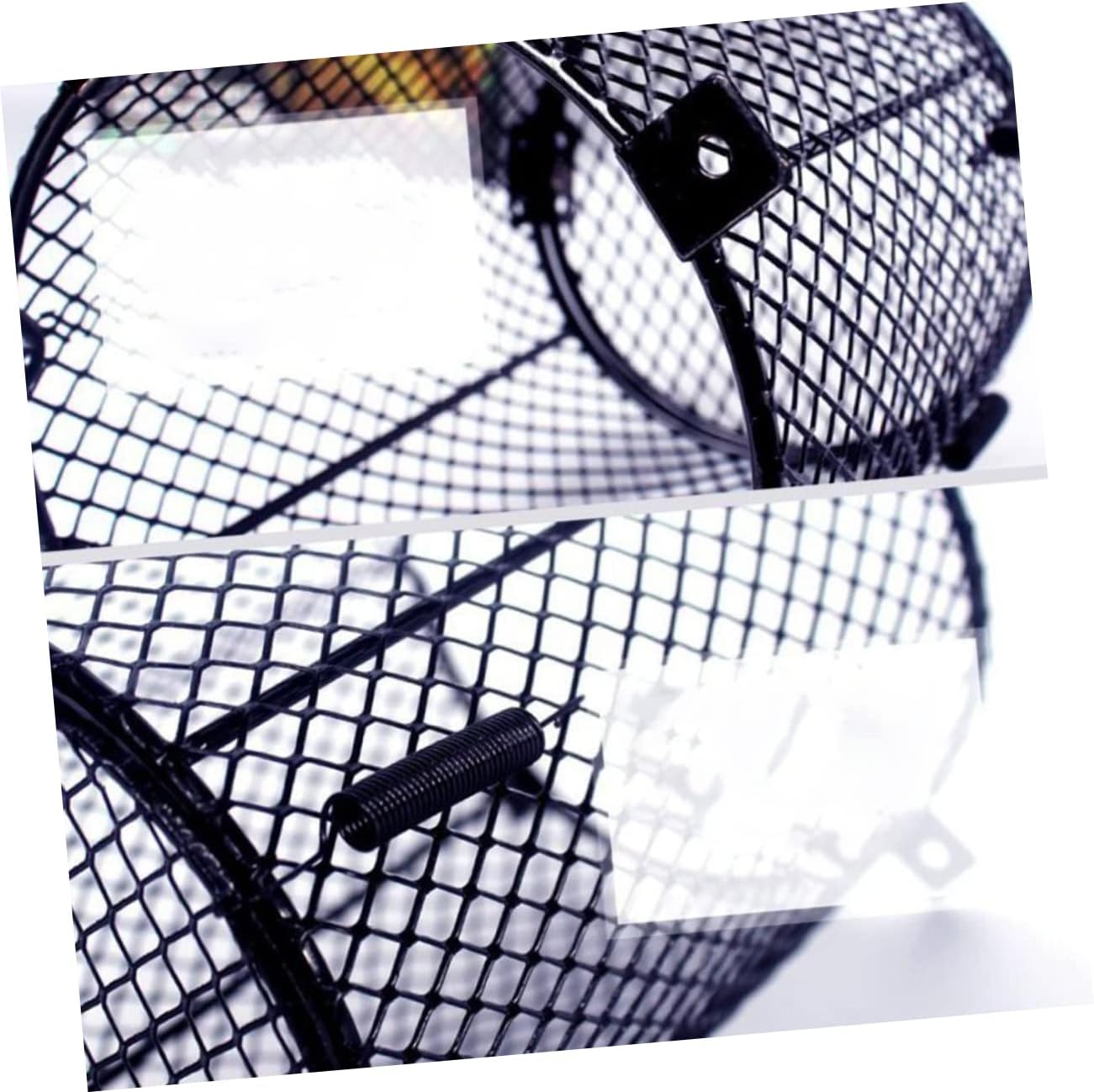 Milisten Reptile Scald Lampshade Cover for Heating Lamp Black Round PET Lampshade Suitable for Reptile Habitats and Terrariums Protects from Heat