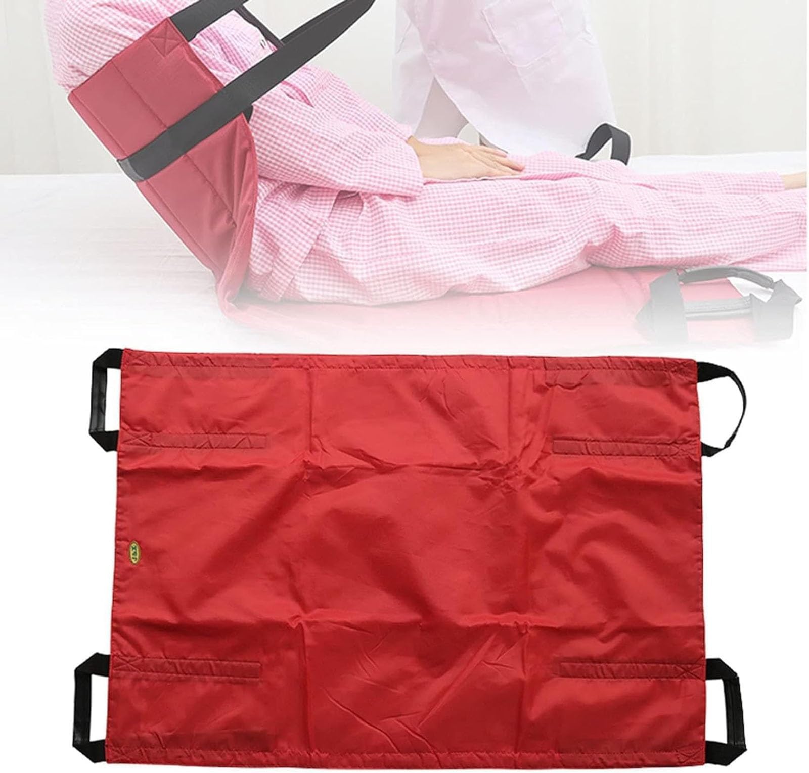 Almohadilla de cama de posicionamiento con asas, sábana de transferencia, cabestrillo de elevación de pacientes, ayuda para girar, reposicionar, mover y transferir, reutilizable, lavable