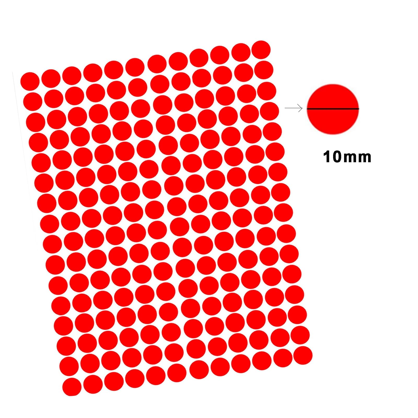 Bollini Adesivi Colorati | 5664 Pezzi | 16 Colori | 3 Misure (10,15,20mm) | Per Ufficio E Bambini - Foto 11