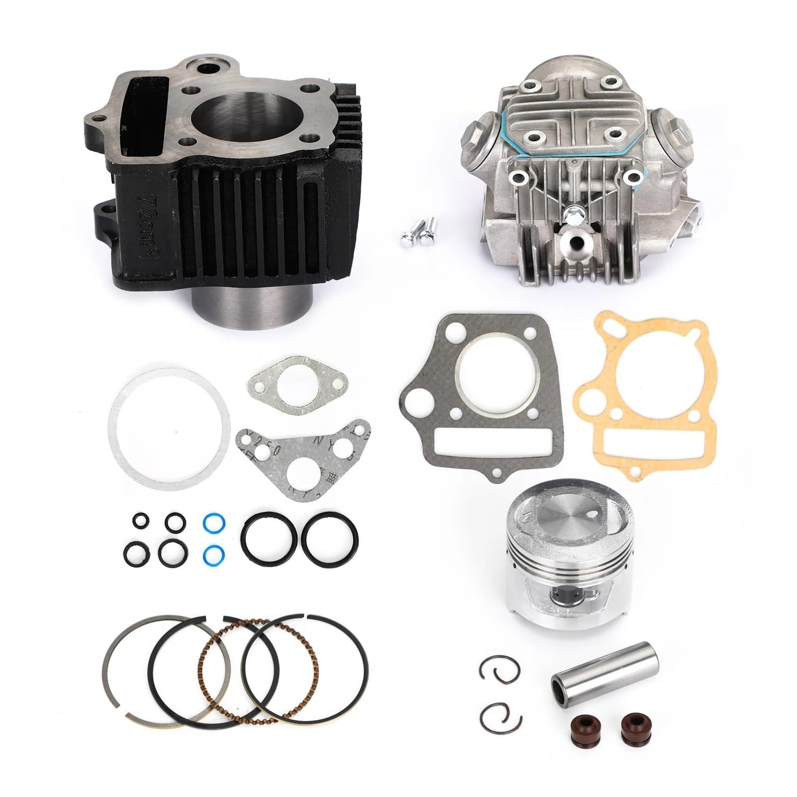 Cylindre-Piston 70cc pour réparer perte compression sur CRF70F ATC70 S65