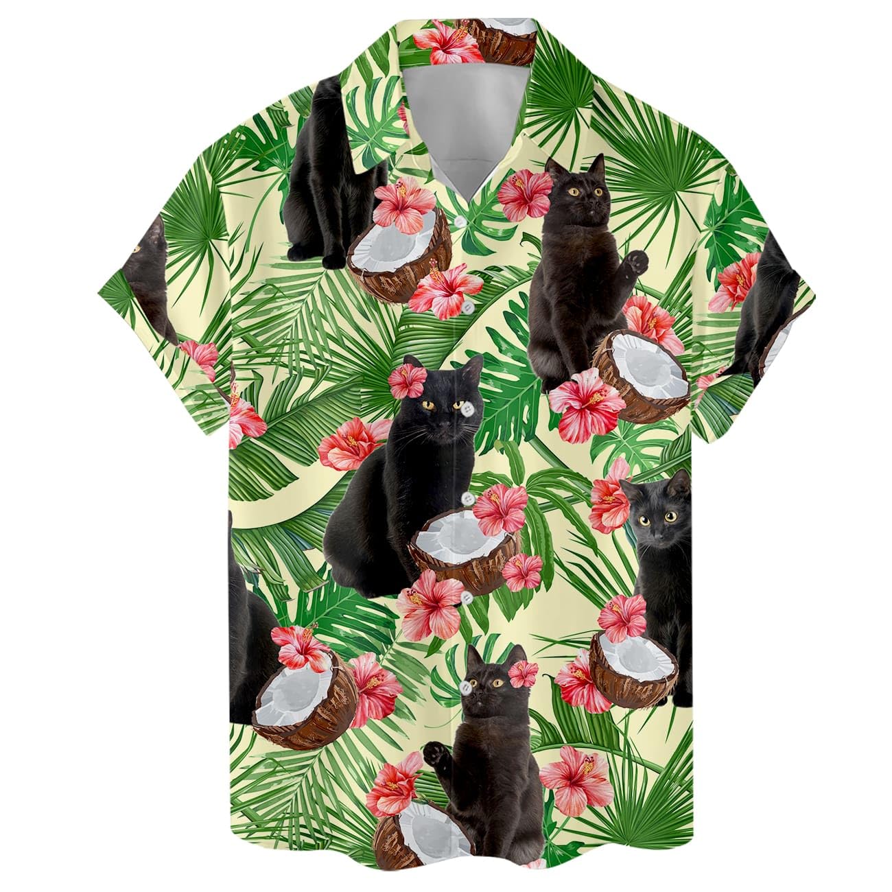 Hawaiian Shirt for Men Aloha Vintage Mens Hawaiian Shirts Short Sleeve Button Down Shirt Men
