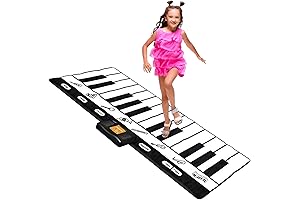 Play22 Piano Floor Mat - 71" Musical Keyboard Playmat for Toddlers