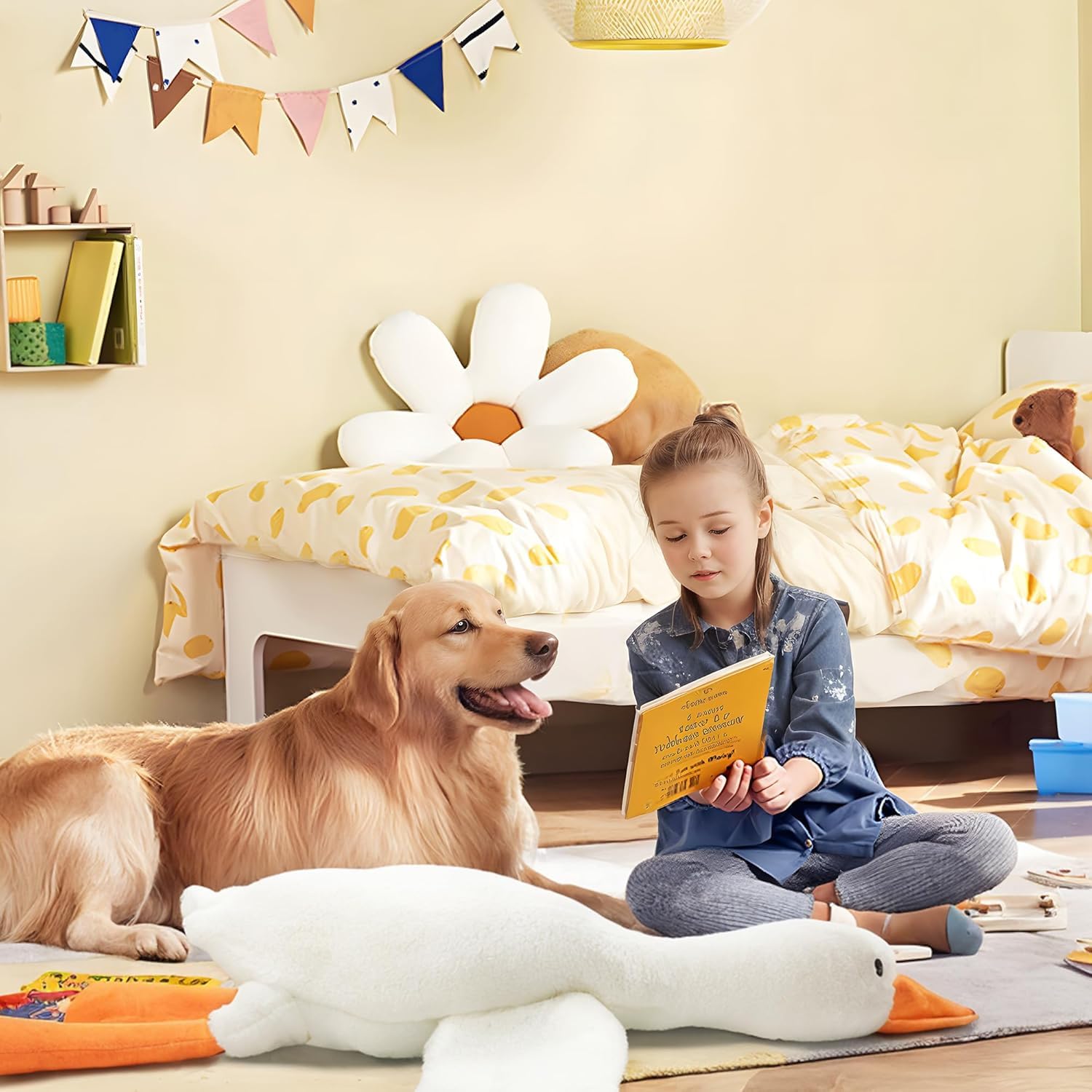 Gans Knuffel Leuke Zachte Pluche Kussens Knuffels Pluche Kussen voor Kantoor Thuis Reiskamer Kussen, kussen Geschenken voor Vriend(1,3 m) Valentijnsdag Cadeau Gans Knuffel Leuke Zachte Pluche Kussens Knuffels Pluche Kussen voor Kantoor Thuis Reiskamer Kussen, kussen Geschenken voor Vriend(1,3 m) Valentijnsdag Cadeau