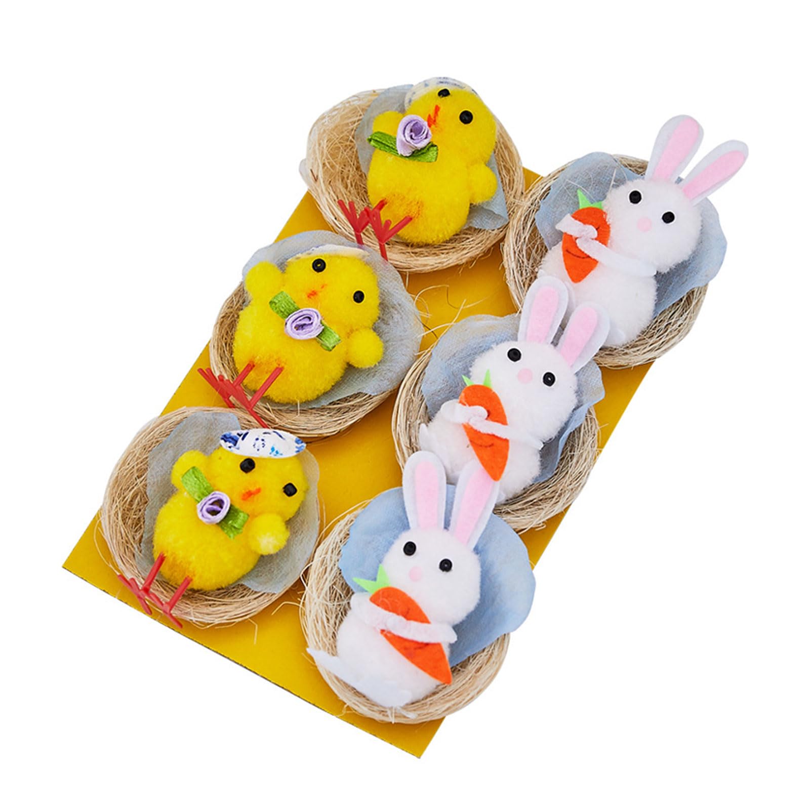 sodeber Easters Decorations/Chicks Doll Plushie Tabletop Centerpieces Party Supplies Gift Centerpieces