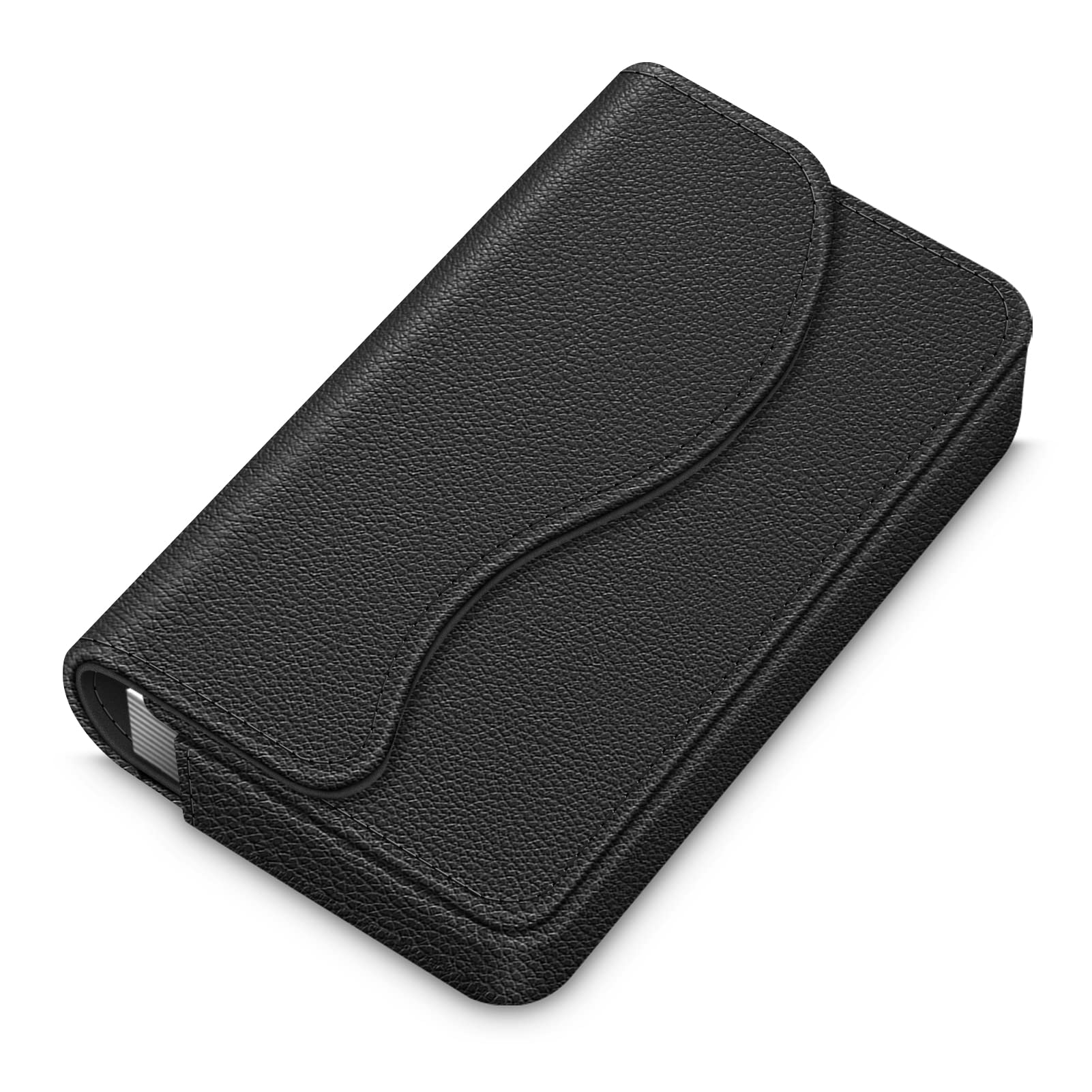 FINTIE Tarjetero de Comercial/Cartera de Tarjeta Crédito - Universal Organizador Tarjeta Exterior Sintético con Cierre Magnético, (*Negro)