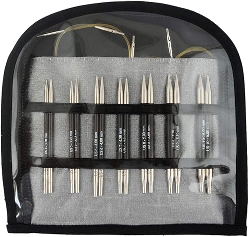 Knitters Pride Karbonz Deluxe juego de agujas intercambiables especial.