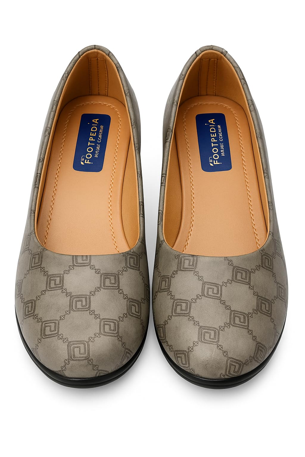 footpedia style meets comfort Women's Heel Pumps with Geometric Pattern Slip On for Casual Wear-picture-11