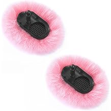 Microphone Windscreen for DJI Mic-2, Replacement Pop Filter & Wind Muff, Anti-Pop & Noise Canceling Fuzzy Cover, Only for DJI Mic-2 Wireless Microphone Not for DJI Mic-1 2PCs-Pink