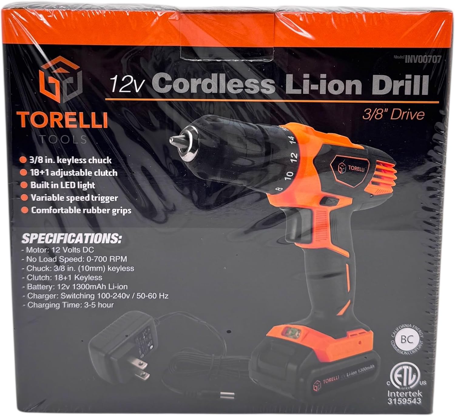 Torelli 12v Cordless Li-ion Drill