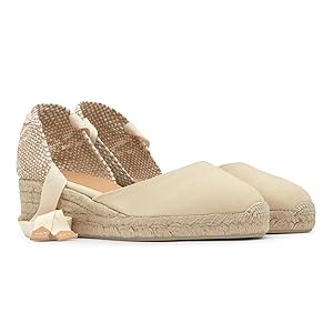 Amazon.com | Castañer Women's Espadrilles, Ivory Crudo, 6