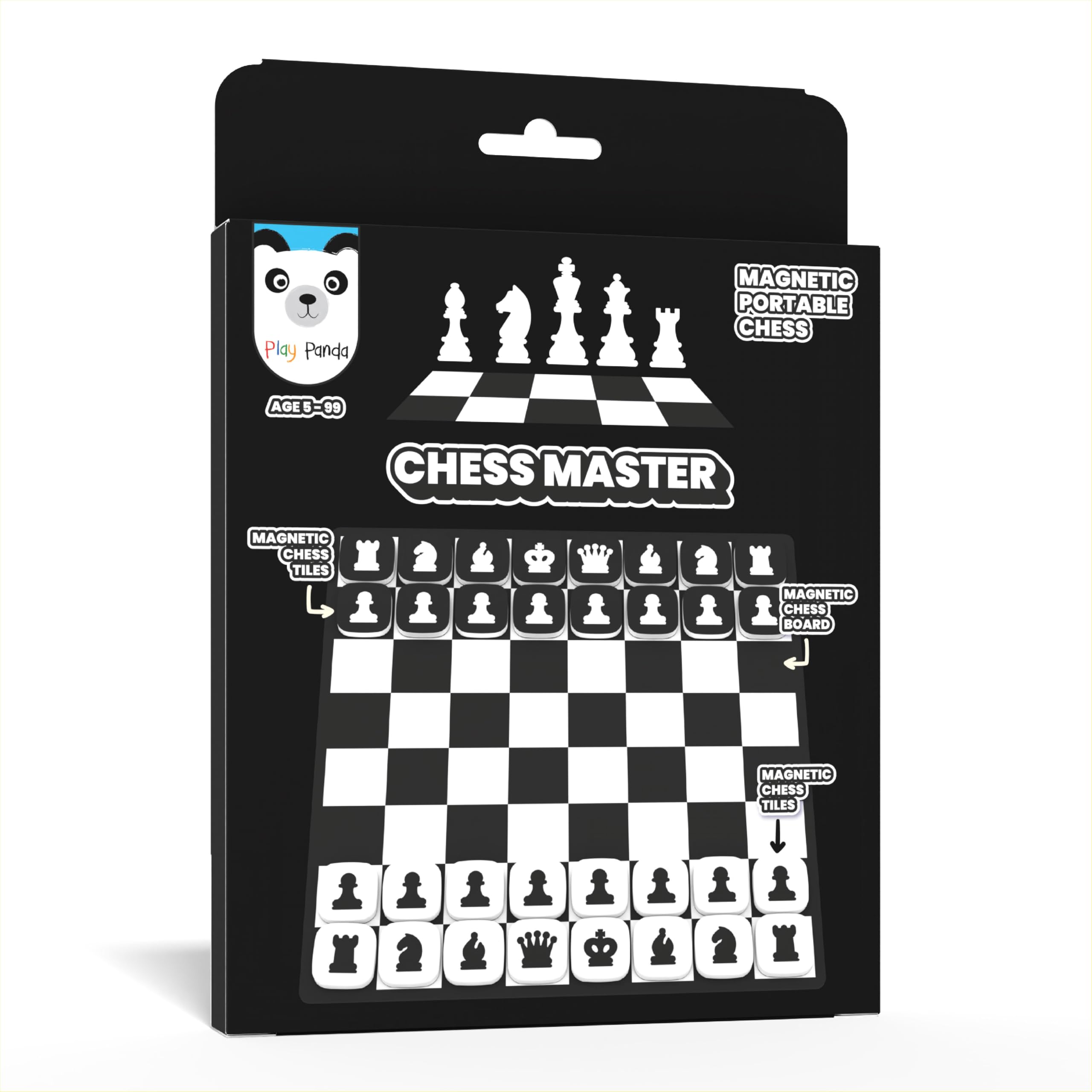 play panda magnetic chess master classic magnetic chess board for kids 5+ years | strategy board game | beginner chess set | logical thinking, focus & problem solving | educational learning toy