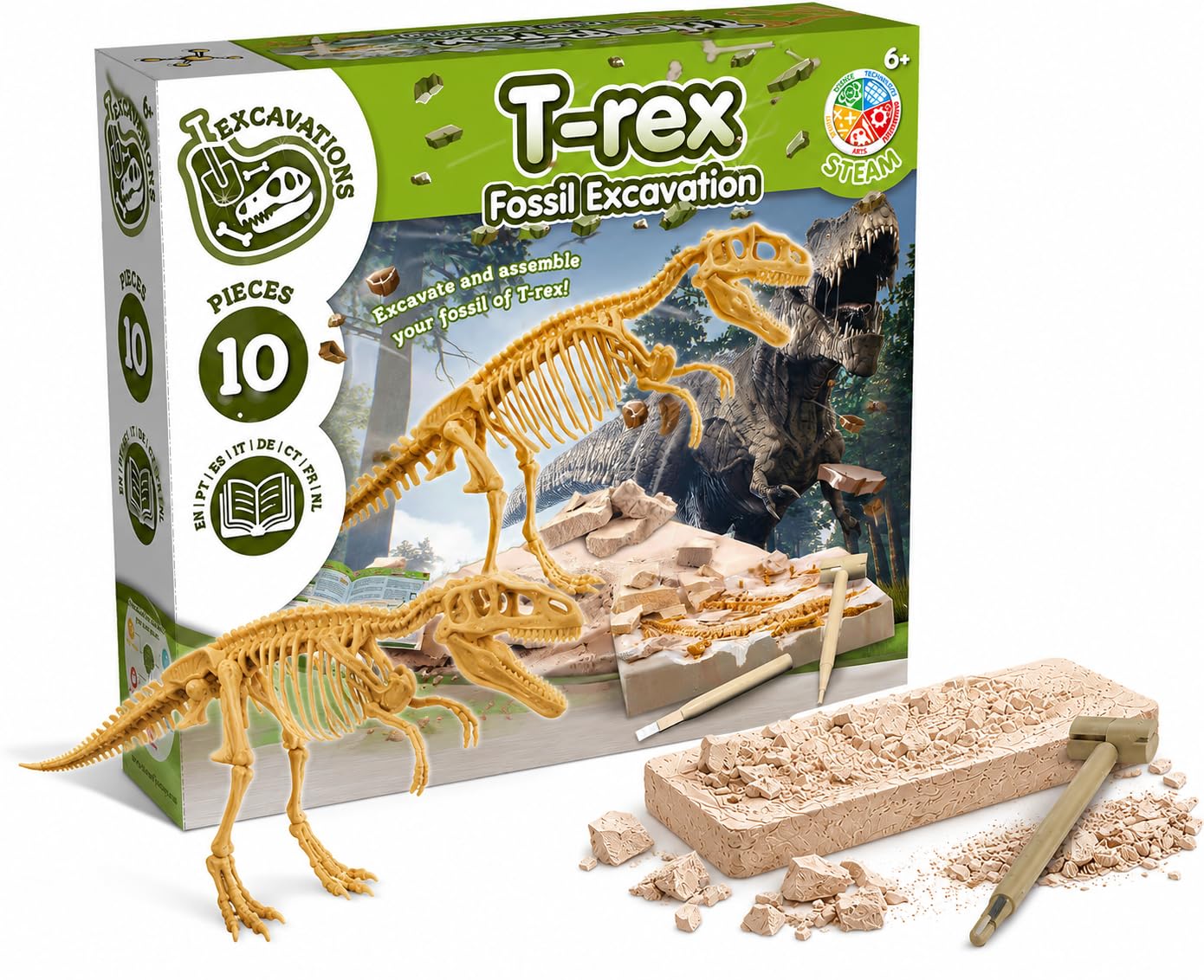 Amazon.com: Science4you T Rex Fossil Digging Kit for Kids - T Rex