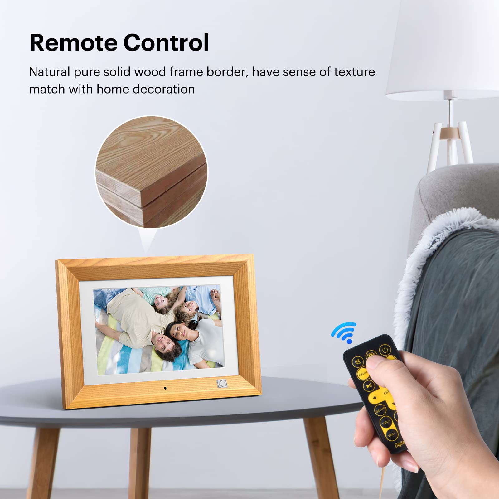 KODAK Digitale fotolijst, 25,4 cm (10 inch), wifi-digitale fotolijst