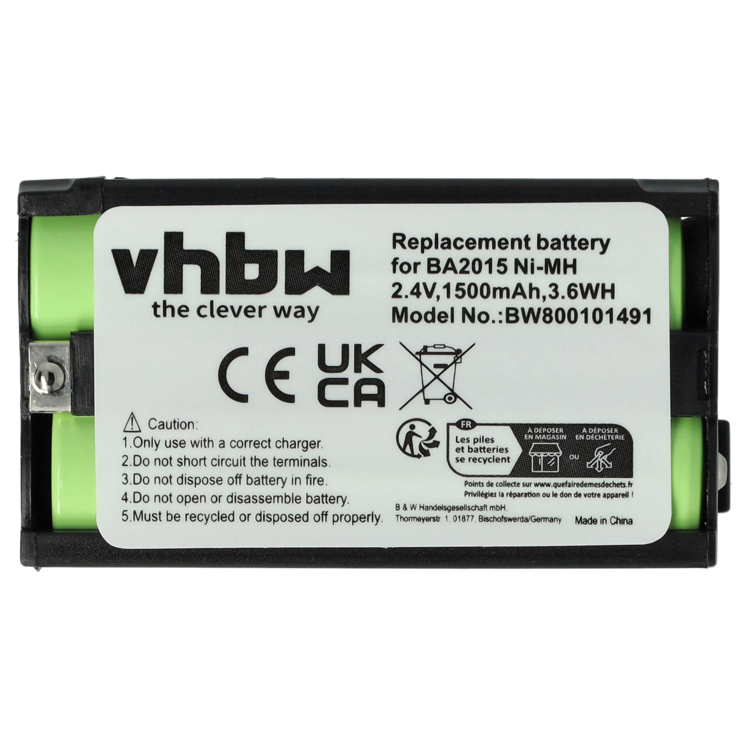 vhbw 10x Batterie Compatible avec Sennheiser EW 335 G2