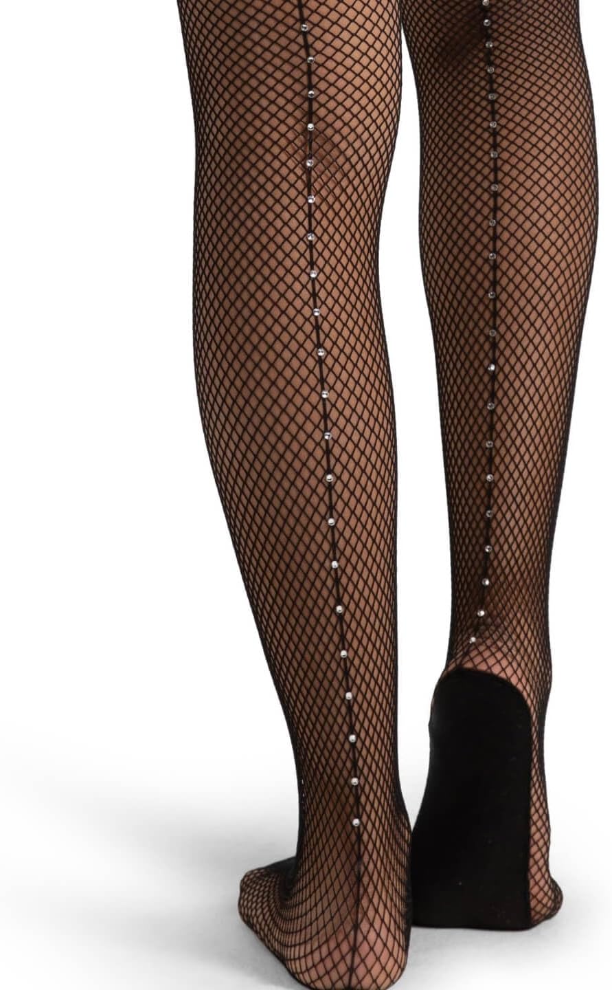 Capezio womens Capezio Professional Rhinestone Fishnet Tight