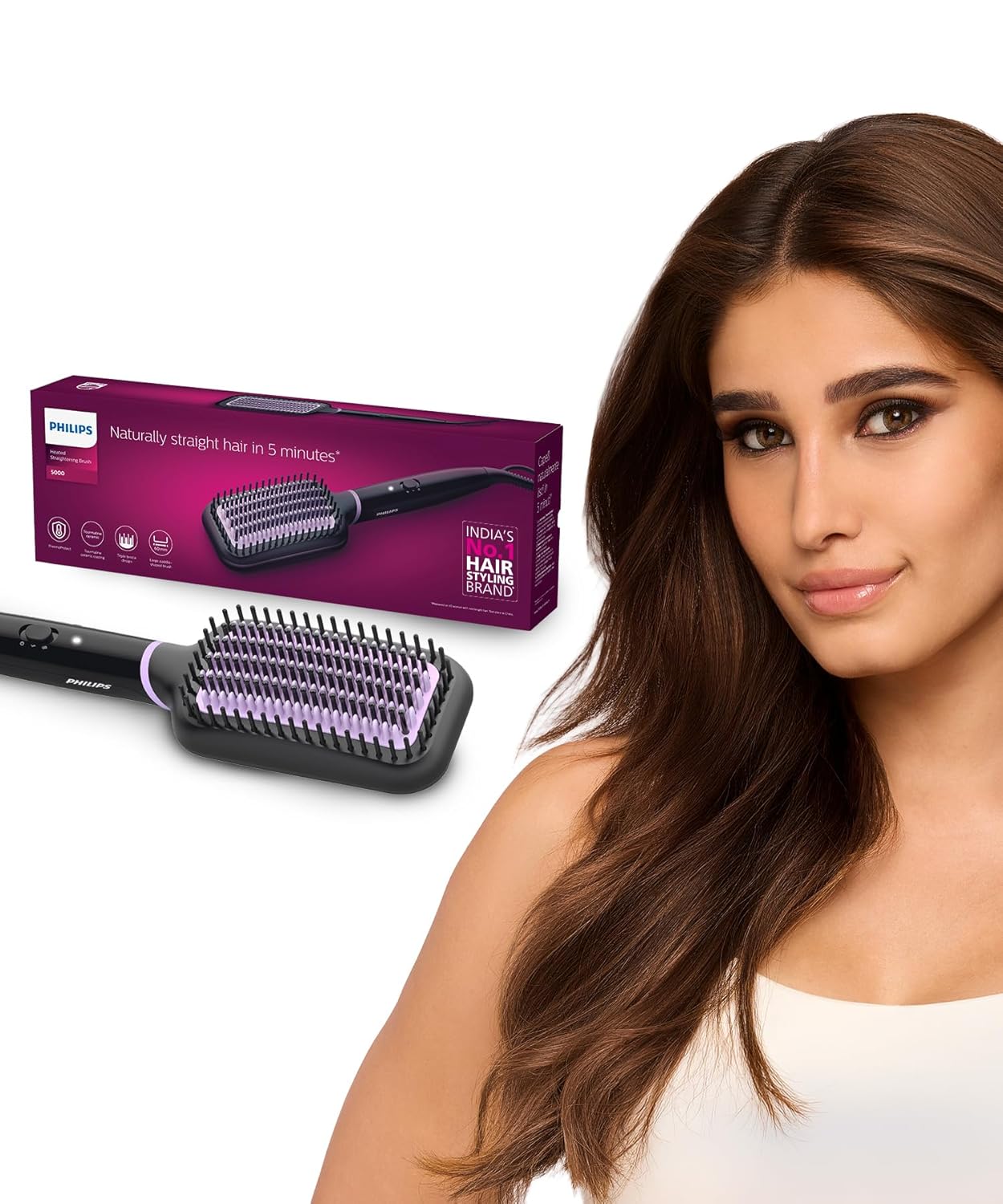 Philips Hair Straightening Brush Review: Is It Worth ₹2499.00?