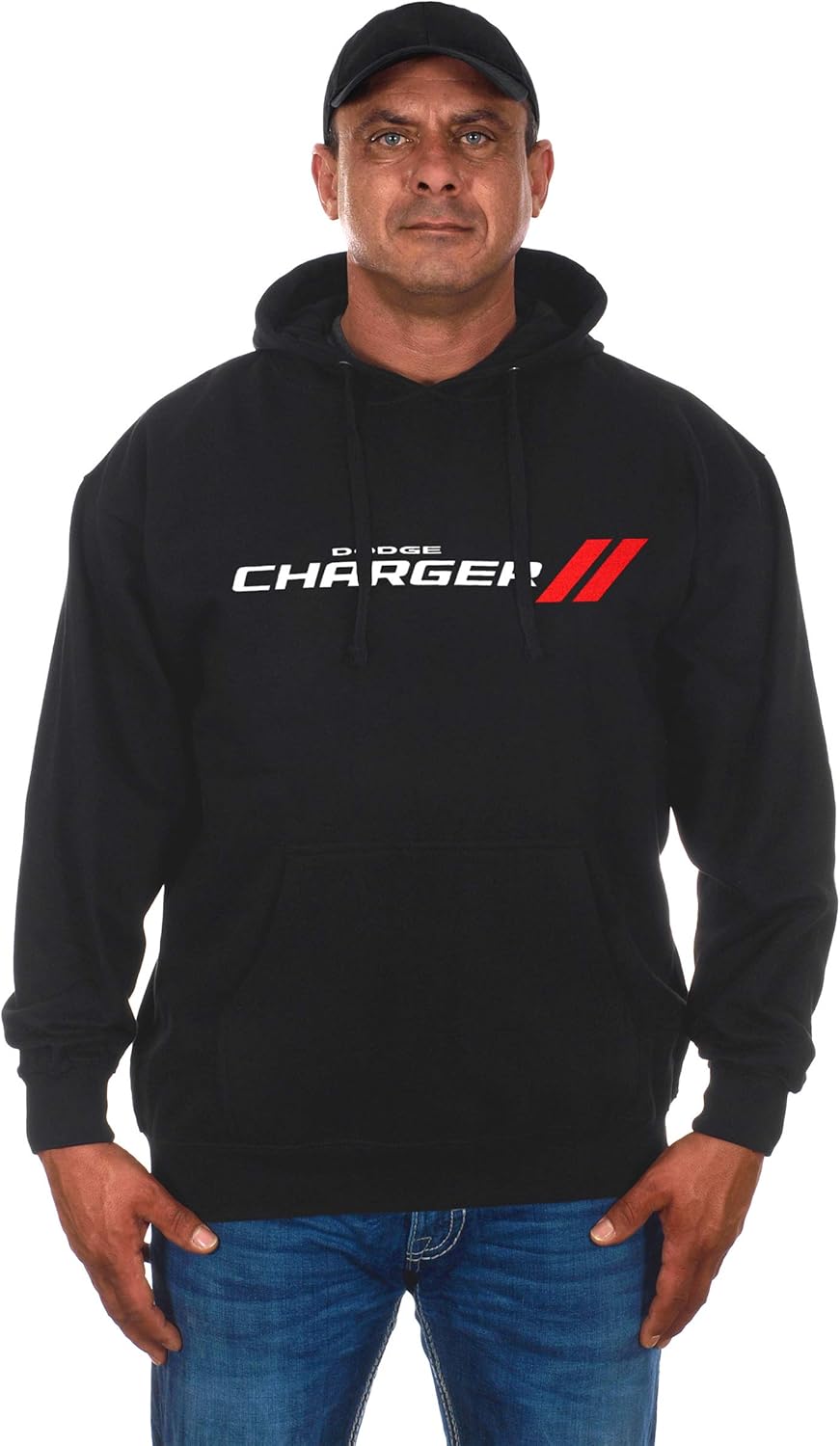 JH DESIGN GROUP Men's Dodge Charger Hoodies- Pullover & Zip UP Sweatshirts in 3 Styles
