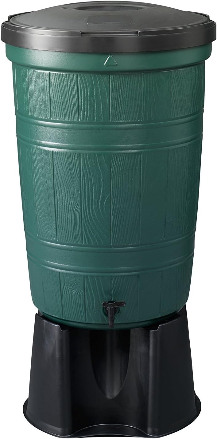 Andersons Garden Lake Water Butt Kit including Stand and Diverter, Multi-Colour, 200 Litre