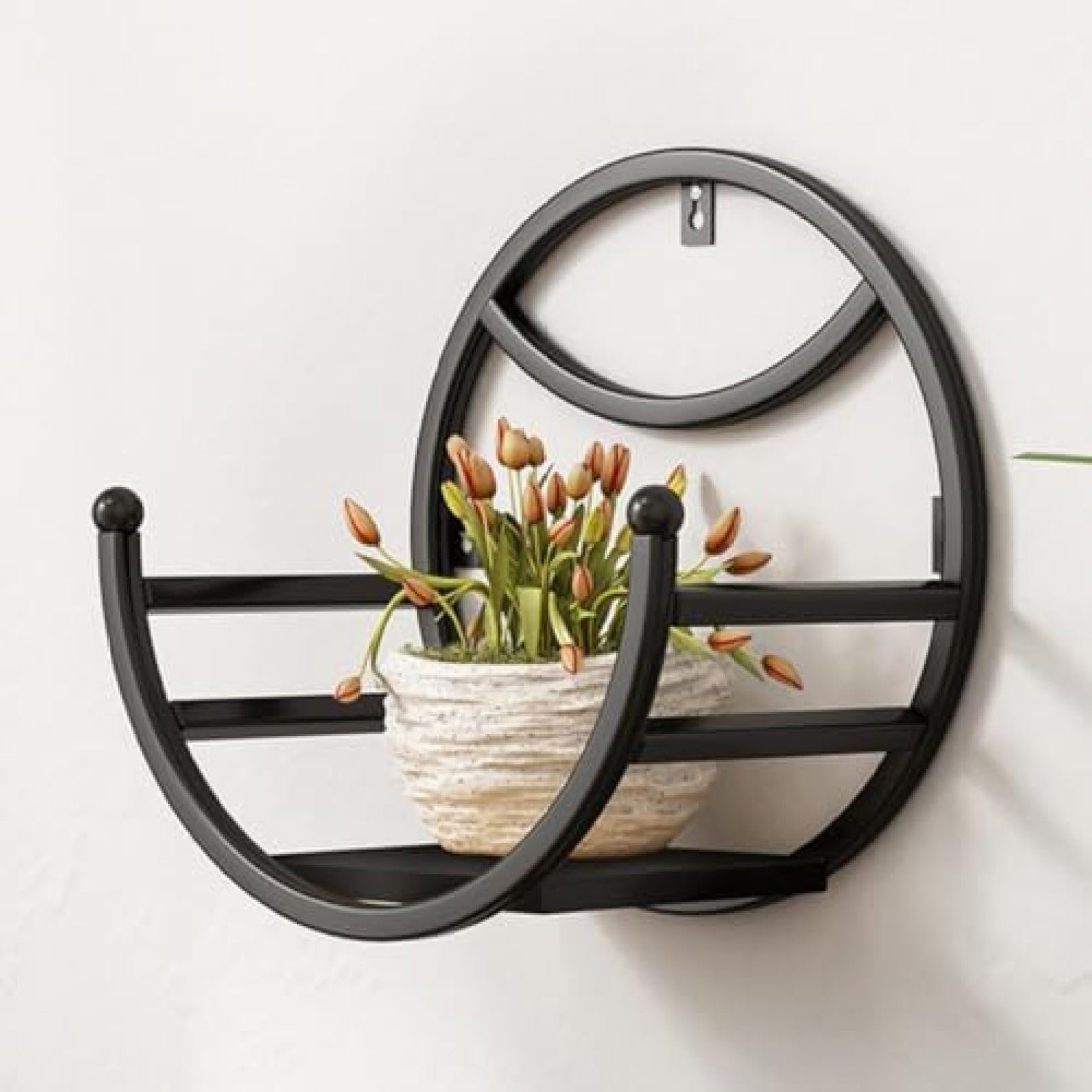Amazon | フラワースタンド アイアンブラケット アイアンフック 鉢植え