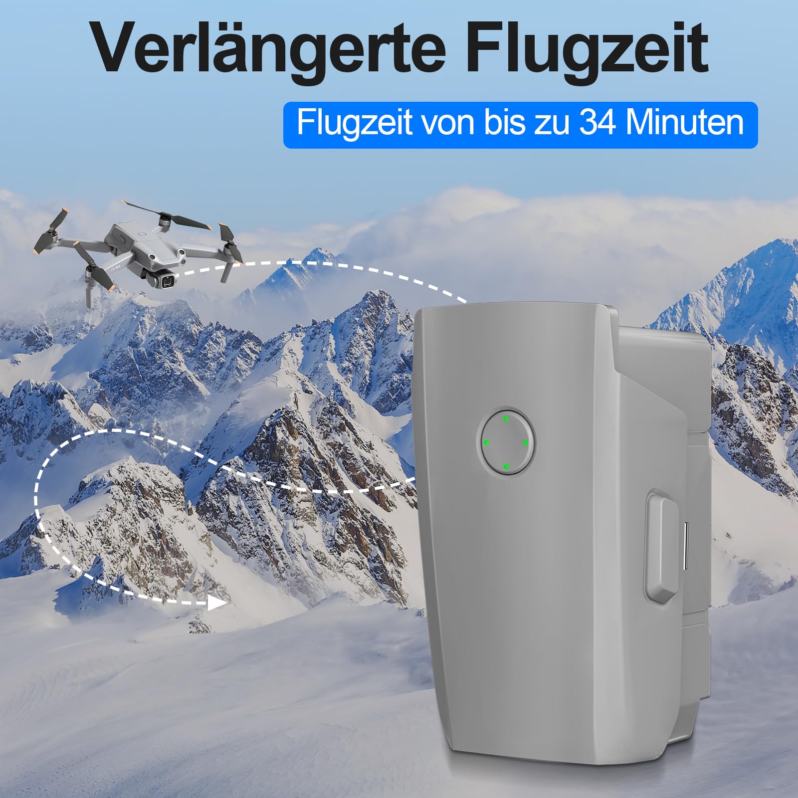 DJI Mavic Air 2 Batería de Repuesto Inteligente para Mavic Air 2/Air 2S