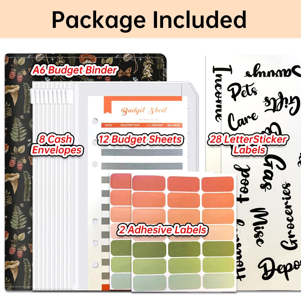 Organize in Style: The Cute A6 Budget Binder That Makes Saving Fun!