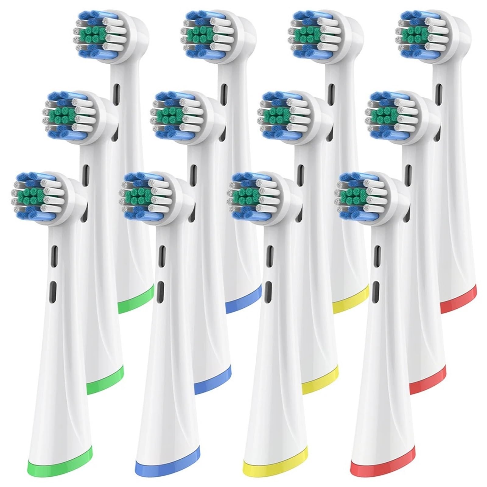 Testine Di Ricambio, Compatibili Con Oral-B Lo Spazzolino Elettrico, Compatibili Con IO Le Ricariche Di Testine For Spazzolino 2/3/4/5/6/7/8(White-12 Pcs)