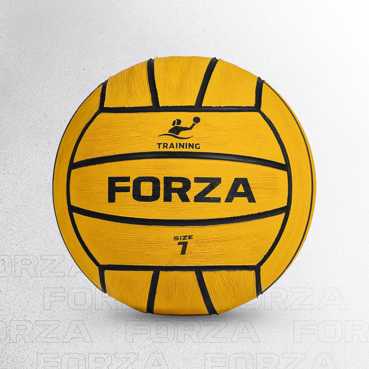 FORZA Water Polo Training Ball | Durable & Impact Resistant Ball with Grip+ Technology - Suitable for All Ages (Pack of 5, Size 1)