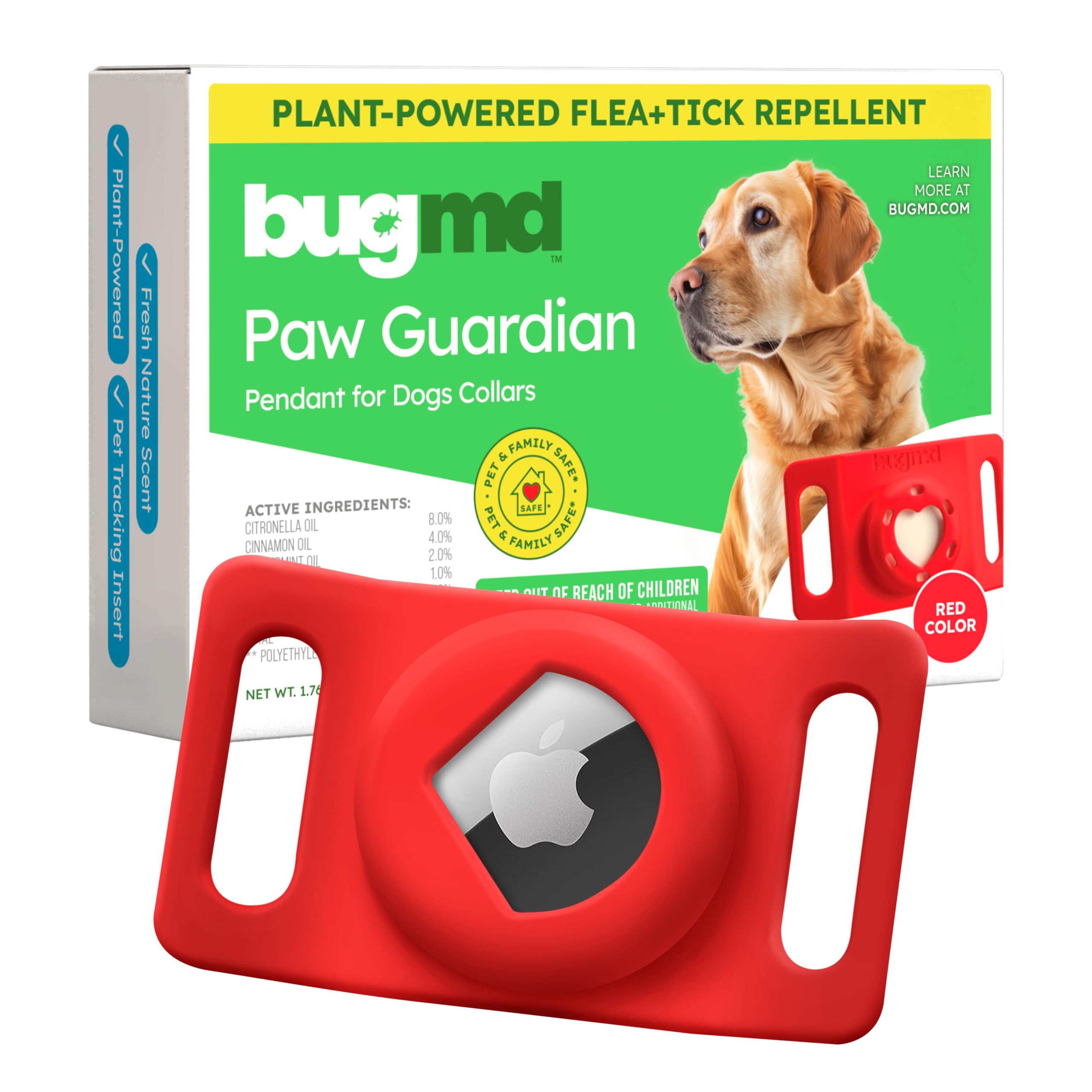 Amazon.com : BugMD Paw Guardian Flea and Tick Prevention Pendant