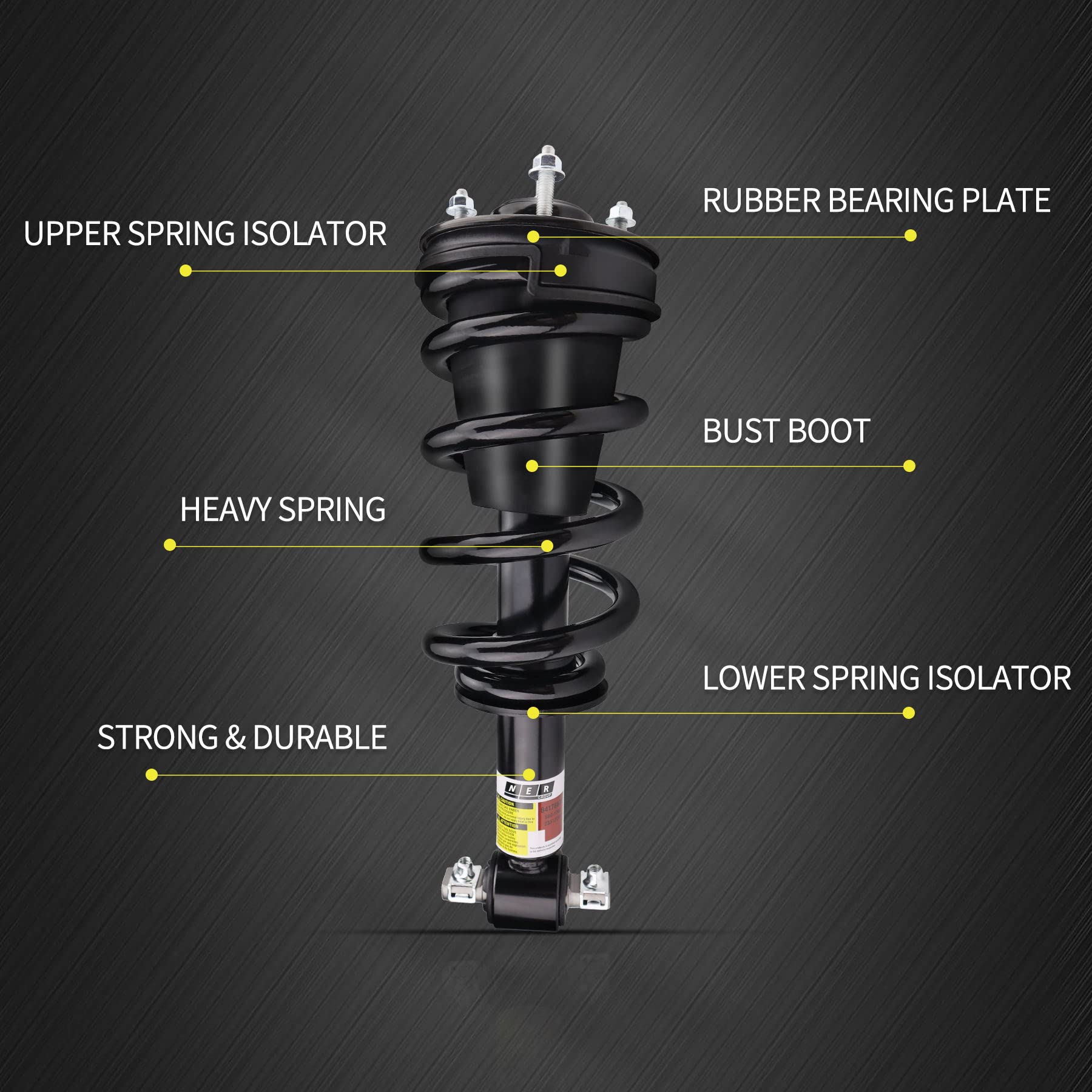 Amazon.com: Neresshery 19353951 580-435 GM Parts Pair Front Shock 