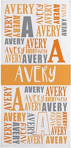 Let's Make Memories Toalla de playa personalizada Patrón de nube de nombre Toalla de piscina única 30 pulgadas de ancho x 60 pulgadas de largo