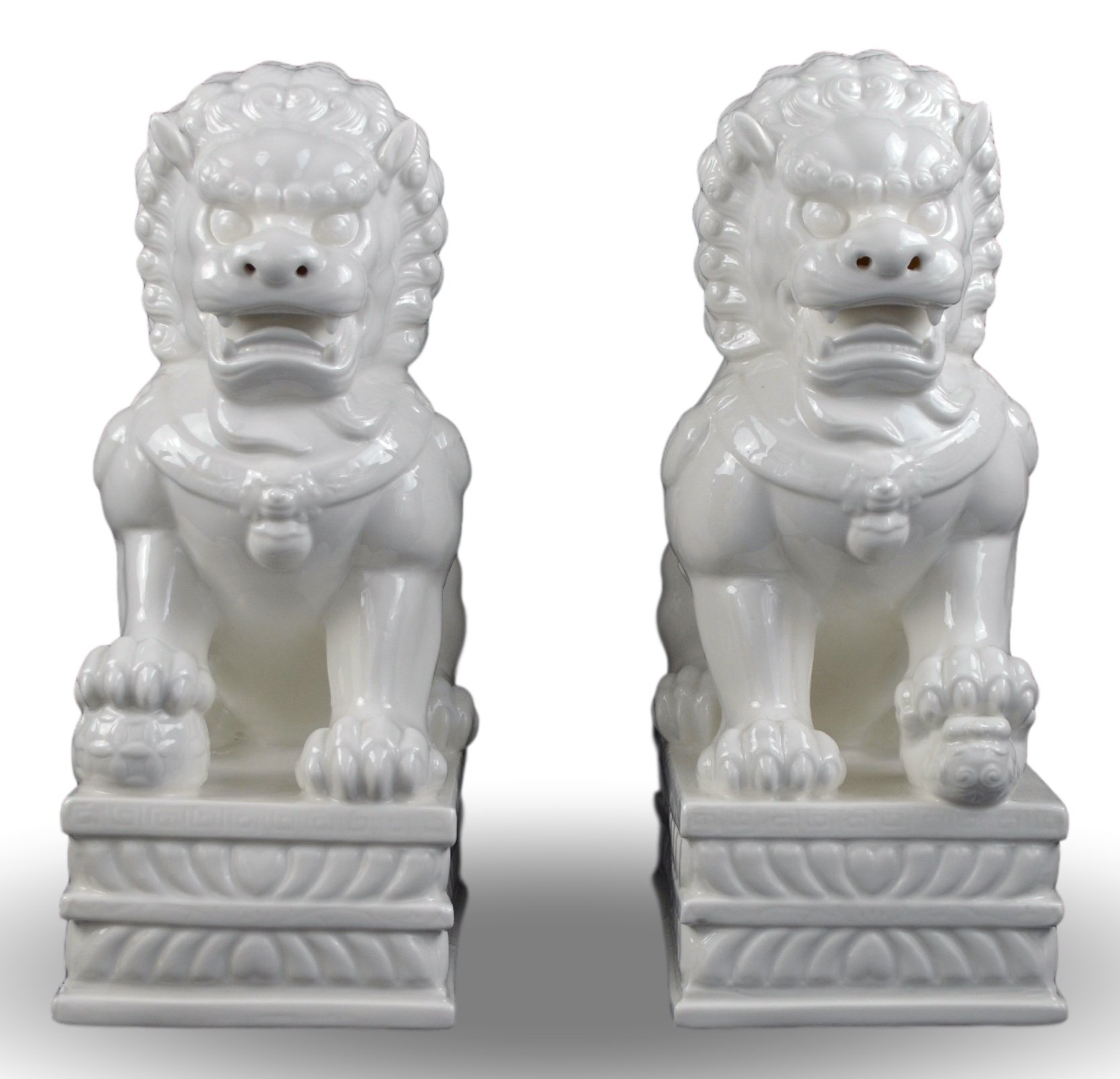 Porcelain fu dogs Clearance